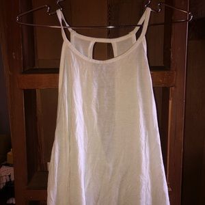 White tank top